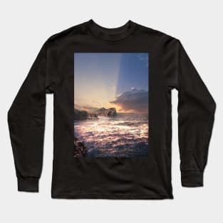 Sunset in the Ocean Long Sleeve T-Shirt